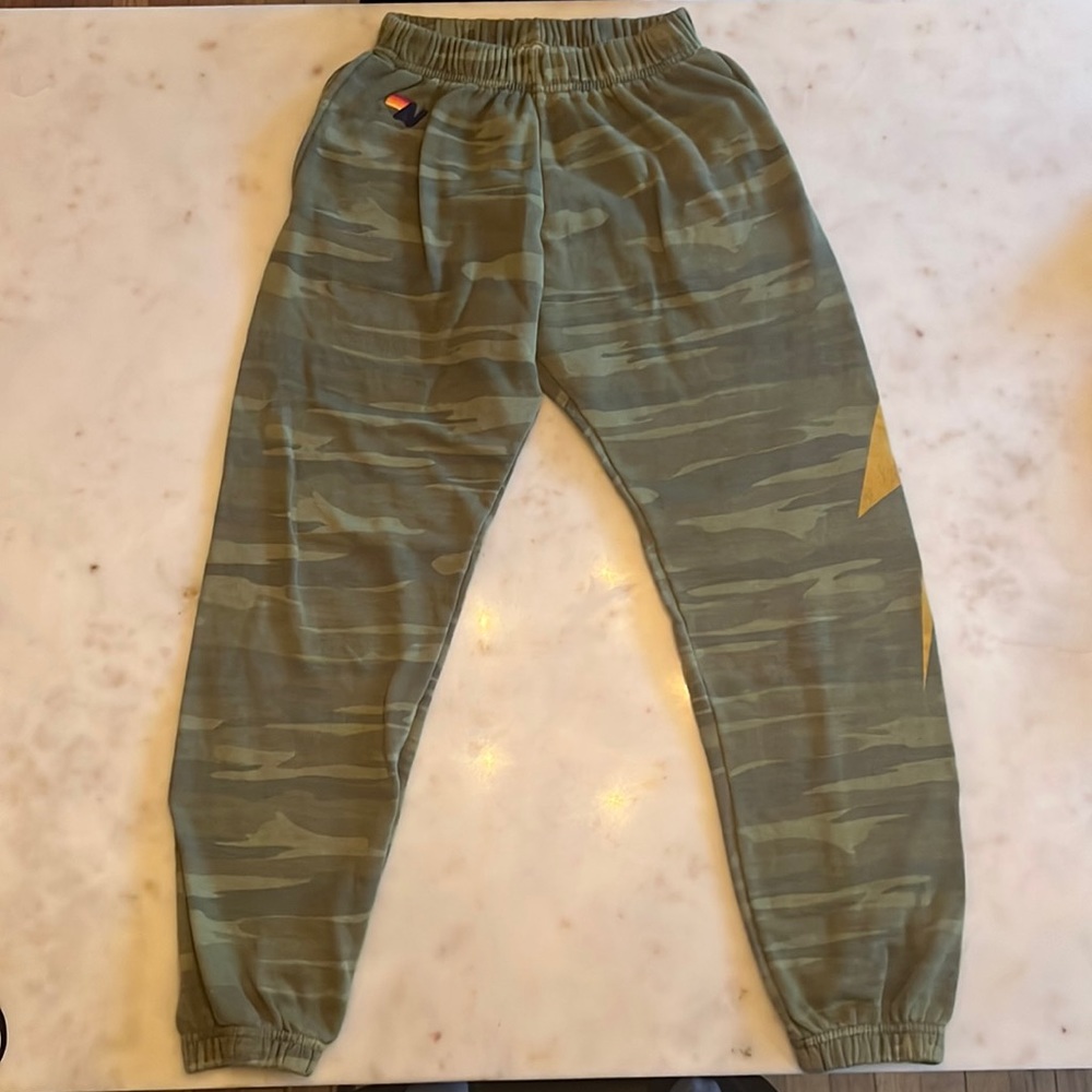 Aviator Nation Camo Bolt Pocket Sweatpants